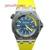 Ap Swiss Luxury Watch Royal Oak Offshore Automation 42 mm di diametro piatto blu 15710st orologio da uomo