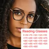 Óculos de sol Prescription Reading Glasses Filter azul Presbyopia Protetive Olheeglasses Fashion Frame feminino Oculos TR90