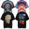 Heren T-shirts Heren Designer Shirts Dames Grafisch T-shirt Kleding Kleding Hipster Vintage Gewassen stof Straat Graffiti Belettering Print Los Grote maten Qsxz