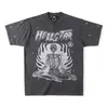 Hell Star Shirt Homme Plus T-Shirt Y2k Hellstar Bomber Studios Portrait Print Hip Hop Hell Star Hoodie T-Shirt Femme Unisexe Vintage T- 6410