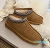 Botas de pele deslizamento-em sapatos femininos homens inverno plataforma bota pele de carneiro ultra mini tornozelo neve queda slides quente grosso camurça lã shearling