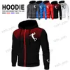 Moletom com capuz masculino 2021 com zíper hoodies inverno cardigan casual sem forro com capuz costura lateral bolso suéter t231123