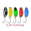 Ganchos de pesca JYJ 20 peças uma caixa de metal colorido jig colher isca isca para equipamento de pesca spinner wobbler pesca truta 231123