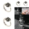 Cluster-Ringe Cluster-Ringe Gourmet-Sier-Schmuck Damen-Ethno-Stil-Transfer Siersmith Handgefertigtes Nischendesign Sansheng Iii Eröffnung Rin Dhug4