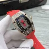 Barrel Luxury Mens Mechanics Diamond Watch Richa Weska Red Lip Rm007 Femme Sky Star Tendance