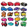 jibbitz 10-20pcs/set Cute Cars PVC Croces Shoes Charms Cartoon Vehicle DIY Sandals Accessories Clogs Decorations Boy Kids Gift