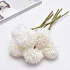 Faux Floral Greenery 30cm Artificial Flower Dandelion Ball Chrysanthemum Fake Living Room Potted Arrangement Wedding Decoration 230422