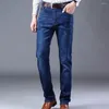 Jeans pour hommes Summer Spring Colorfast Men Respirant Pure Color Garment