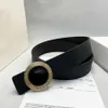26% OFF Designer New Belt double-sided two color genuine leather beauty head sea monster 3.8cm belt