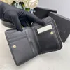Läder små korthållare designer plånbok högkvalitativ kort vikta plånböcker Agent Trevliga presentmyntväskor Organisera handväska hand mini dragkedja plånbok
