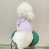 Abbigliamento per cani Gilet Carino Bowknot Vestiti Estate Gatto Cucciolo Doggy Costume Yorkshire Pomerania Barboncino Bichon Schnauzer Abbigliamento