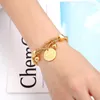 Charm Bracelets Design Super Beautiful Elastic Rope Bead Bracelet Titanium Steel Fantastic Round Woman Love Gift