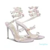 Letnie sandały buty kwiaty bukiet paski imprezowy sukienka sandalias lady Pumps EU35-43