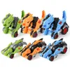 Nouveau 2 en 1 monstre camion Transformation voiture jouet enfants dinosaure voiture jouet Transformation jouets garçon déformation chiffres Robot jouet cadeau