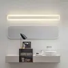 Lampy ścienne nowoczesne kryształowe antyczne drewniane koła pasowe LED LED BASTH BASTH Vanity Lampen Rustyka