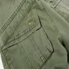 Pantalons pour hommes Pantalons cargo pour hommes armée vert gris noir grandes poches décoration Casual lavage facile mâle automne pantalon P1309 230422