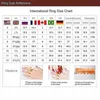 Solitaire Ring Elegant Gold Color Hip Hop Ring For Women Fashion Inlaid Zircon Red Stones Wedding Rings Set Party Bridal Engagement Jewelry 231218