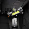 Camp Kitchen Mini Flashlight Portable Light Tactical Outdoor Camping Hiking Tools EDC Molle 25mm Backpack Strap Clip USB Rechargeable LED 231123