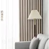 Kurtyna japoński styl prosty zagęszczany zasłony salonu w salonie wiatroodporne krem ​​do sypialni lekkie luksusowe dźwiękowe zasłony