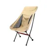 Mobili da campeggio Sedia da campeggio Moon Chair Ultraleggera in alluminio pieghevole portatile per il tempo libero Oxford Pesca BBQ Self-drive Beach