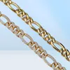 Iced Out Chains Hip Hop Jewelry Designer Halsband Mens Cuban Link Tennis Luxury Style Charms Bling Rapper Chain HipHop Micro Paled CZ Women3050054