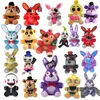 Fábrica de atacado 25 cm 38 estilos Five Nights at Freddy's brinquedos de pelúcia pato urso raposa coelho FNAF filme periférico boneca crianças presentes