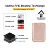 Card Holders Unisex Phone Back Sticker Holder Bag Cards Organizer Pouch Shopping Stick-on Adhesive Wallet Multifunctional PU Leather