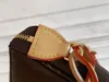 Wallets 2024 Classic Brown Leather Pouch Unisex Travel Accessory Mini purse accessories women classic shoulder bag 51980