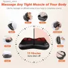 Masowanie szyi poduszki do masażu szyi poduszka elektryczna masażer z 8 kulkami do masażu ogrzewanie termicznego gniazda grzbietu shiatsu masażer głęboki masażer ramion Q231123