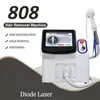 Säker effektiv hårborttagning Diode Lasermaskin 755NM 808NM 1064NM 3 Våglängd Laser depilering Skin åtdragning Ice Point Hair Remover