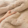 Chair Covers Plush Sofa Cover Winter Warmer Fur Cushion Towel AntiSlip For Living Room Decor Blanket Floor Carpet 231123