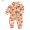 Handelsrockar småbarn Silk Satin Pyjamas Pyjamas Set Baby Sleepwear Pijama Pyjamas Suit Boys Girls Sleep