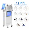 Multifunction 11 in 1 Hydra dermabrasion RF Microneedle Fractional Beauty Machine Oxygen Jet Peel Spray Facial Deep Cleaning Skin Care Anti Aging