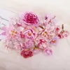 Andere mode -accessoires 1 Bag Europeaan kunstmatige bloemkop voor thuisdecor bruiloft bloemen muur decoratie diy haaraccessoires corsage ambachtskit flo j230422