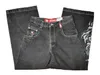 Jeans pour hommes Streetwear JNCO Y2K Rétro Hip Hop Dessin animé Tigre Graphique Baggy Pantalon Noir Hommes Harajuku Gothique Pantalon à Jambes Larges 231122