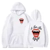 Męskie bluzy bluzy xplr Sam i Colby Love Like Blood Hoodie Long Rleeve Women Men Bluza 2023 Casual Style Harajuku Streetwear Ubrania Kptl