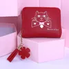 محفظة 2023 WIND'S KITTYS ZIPPER COIN COIN PRES