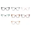 Sunglasses Blue Light Blocking Glasses Anti Reflective Transparent Lens Eyewear For Ladies Trendy Decoration