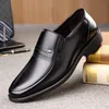 Zapatos de vestir Zapatos de vestir para Hombre Zapatos casuales de negocios con punta estrecha a la moda Zapatos Oxford de cuero negro marrón Zapatos De Hombre 231122