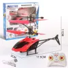 Nouveau Nouveau Drone télécommandé hélicoptère RC jouet avion Induction vol stationnaire USB contrôle de Charge Drone enfant avion jouets vol intérieur jouet