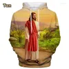 Sweats à capuche pour hommes 2023 Dieu! Sweat-shirt à la mode pour hommes/femmes, la croix, sur jésus, amour, chrétien, 3D, Q7VT