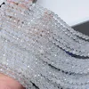 Pierres précieuses en vrac topaze naturelle perles rondes à facettes 6mm-6.5mm
