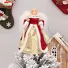 Christmas Decorations Christmas Angel Topper Angel Doll Tree Top Star Reusable Feather Decor Good Detail Christmas Plush Winged Tree Top Decoration 231122