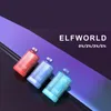 Оригинальный экспортный одноразовый вейп ELF WORLD DC 6000 затяжек ELF world 13 мл, сетчатая катушка, устройство с перезаряжаемой батареей емкостью 550 мАч, порт для зарядки типа C