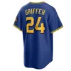 2024 24 Ken Griffey Jr. Seattle jersey Suzuki Ichiro Felix Hernandez Edgar Martinez Mitch Haniger Kyle Seager Marco Gonzales Custom Baseball Jerseys