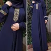 Vêtements ethniques Casual Femme Robe Musulman Abaya Islamique Dubaï Turc Indonésie Islam Style National Imprimer Lâche Longue
