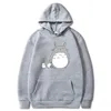 Herrtröjor tröjor min granne totoro anime tryckt streetwear män kvinnor mode överdimensionerade hoodie harajuku tröjor