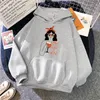 Damen-Kapuzenpullover, Sweatshirts, Cosmo Lady Working From Nine To Wine, Damen-Kapuzenpullover, Hip-Hop, lockeres Sweatshirt, Herbst, Tasche, warm, mit Kapuze, lässiger Fleece-Pullover