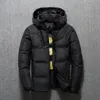 Jaquetas masculinas jaqueta de inverno homens de alta qualidade moda casual para baixo casaco capuz grosso quente pato branco masculino parkas outerwear 231122