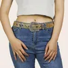 Ceintures délicates boucle réglable ceinture femme harajuku pleine paillettes taille cowgirl y2k filles pour jeans hommes
